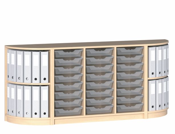 K Portfolio-Regal Aaron, Höhe 80, 4 Dekore/9 Farben